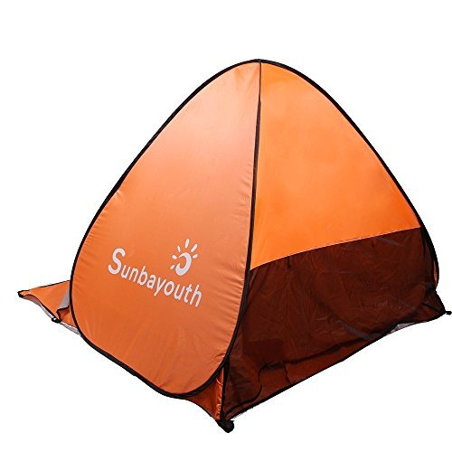 Beach Tent, Sunba Youth Pop Up Tent Beach Umbrella, Easy Up Beach Tents, 90% UV Protection Sun Shelter, Beach Shade for Baby