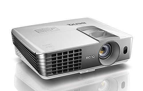 BenQ DLP HD 1080p Projector (W1070) - 3D Home Theater Projector with Lens Shift Technology and RGBRGB Color Wheel