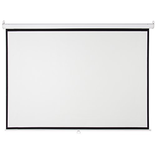 Best Choice Products Manual Projector Projection Screen Pull Down Screen, 119"L