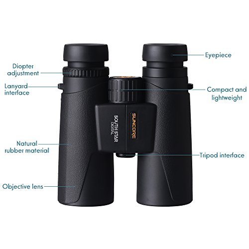 Binocular 12X42 Fogproof Binoculars Wide Angle Professional Bird Watching Binoculars High Powered Military Optical Telescope SouthStar Digital