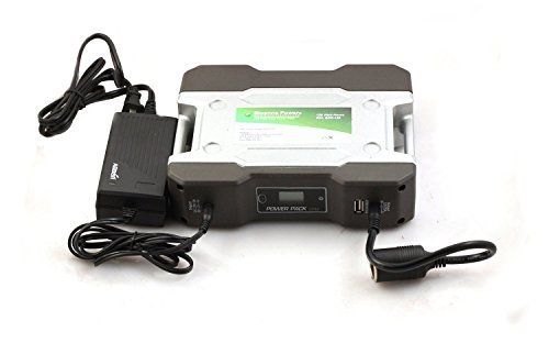 Bioenno Power BPP120 Portable Rechargeable Battery Pack (LiFePO4 Lithium Iron Phosphate), Built-In Solar Charge Controller, DC-to-AC Inverter, and AC-to-DC Charger. 120Whr