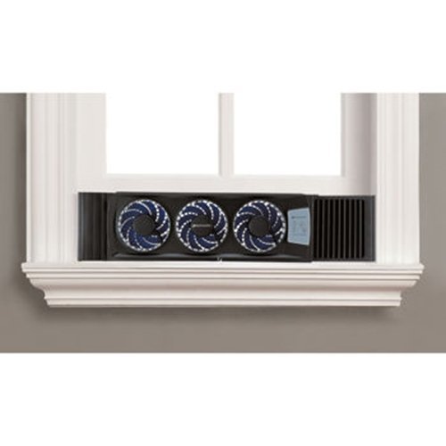 Bionaire BWF0522E-BU Thin Window Fan with Comfort Control Thermostat