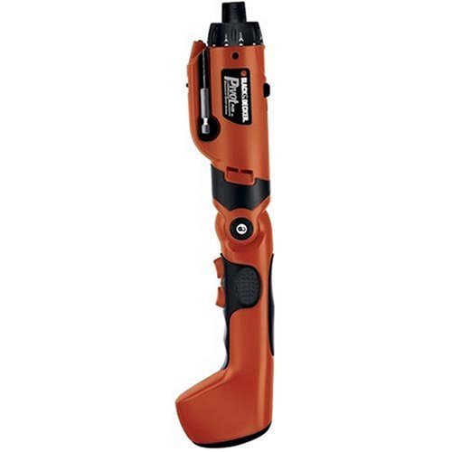 Black & Decker PD600 Pivot Plus 6-Volt Nicad Cordless Screwdriver with Articulating Head