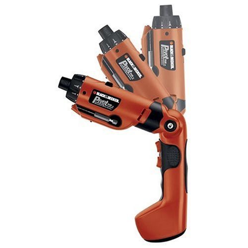 Black & Decker PD600 Pivot Plus 6-Volt Nicad Cordless Screwdriver with Articulating Head