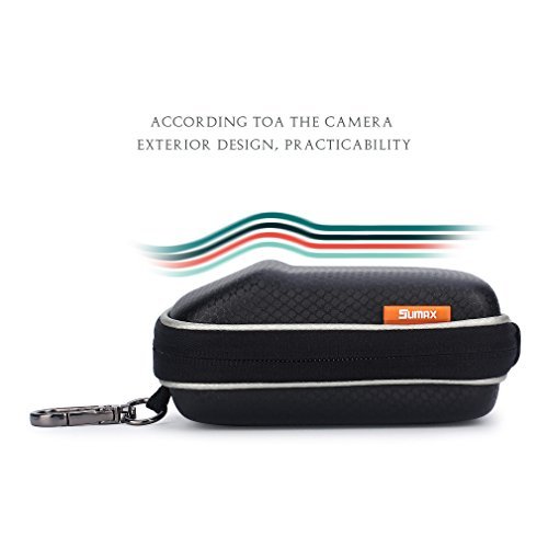 Black EVA Shock Resistant Compact Digital Camera Case For CANON PowerShot SX730 SX720 SX620 HS G9 X Nikon COOLPIX A900 W100 Panasonic Lumix DMC TZ80 TZ70 SONY Cyber-Shot DSC WX500 HX90 HX60 RX100