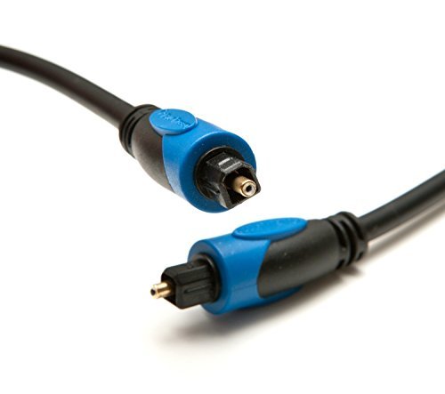 BlueRigger Digital Optical Audio Toslink Cable (15 feet)- CL3 Rated