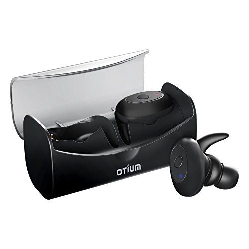 Bluetooth Headphones, Otium True Wireless Earbuds Stereo Dual V4.2 Bluetooth Headsets Built-in Mic and Portable Charging Carrying Case Noise Cancelling Earphones Mini Earpiece for Smartphones