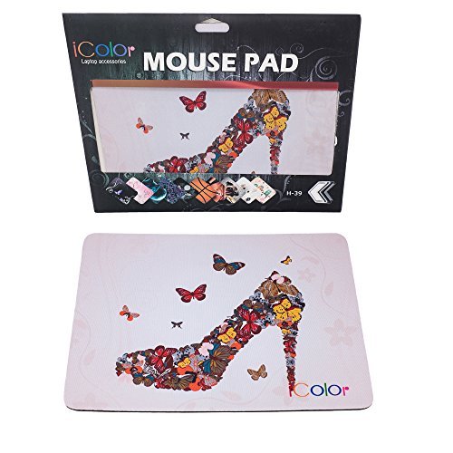 Butterfly Shoes Waterproof Anti-Slip Mouse Pad Mice Pad Mat Mousepad For Optical Laser Mouse