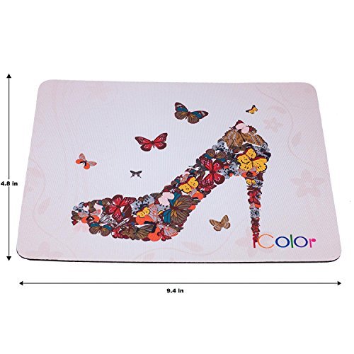 Butterfly Shoes Waterproof Anti-Slip Mouse Pad Mice Pad Mat Mousepad For Optical Laser Mouse