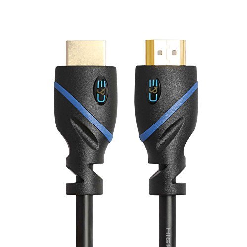 C&E High Speed HDMI Cable Supports Ethernet, 3D and Audio Return [Newest Standard], 1.5 Feet, CNE570143