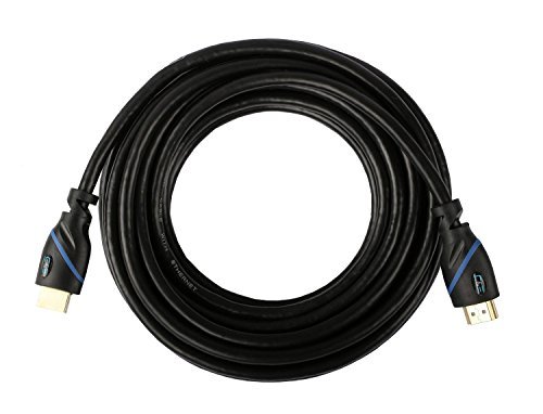 C&E High Speed HDMI Cable Supports Ethernet, 3D and Audio Return, [Newest Standard], 20 Feet, CNE514215