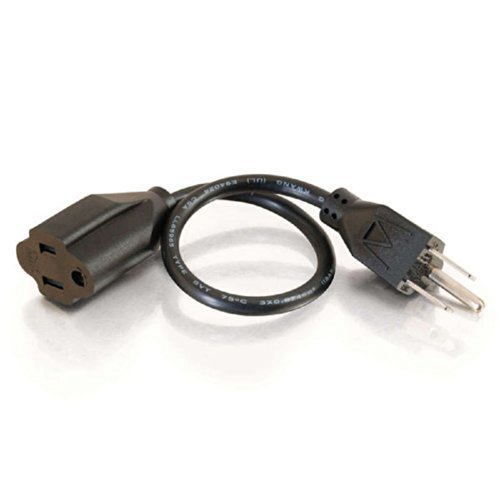 C2G 6ft 18 AWG Outlet Saver Power Extension Cord (NEMA 5-15P to NEMA 5-15R)