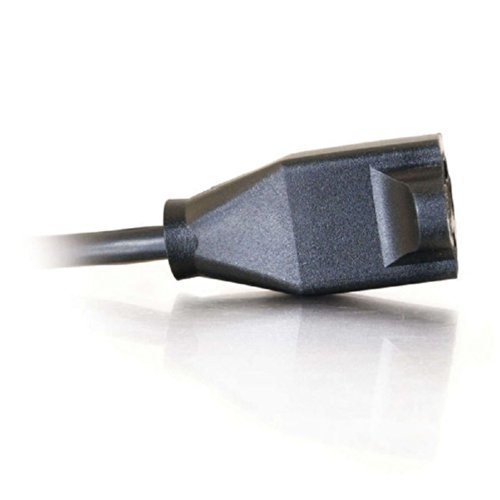 C2G 6ft 18 AWG Outlet Saver Power Extension Cord (NEMA 5-15P to NEMA 5-15R)