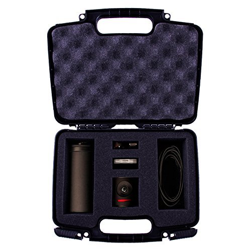 CASEMATIX Protective Hard Camera Case With Customizable Foam to Carry Mevo Camera Live Event and Livestream Accessories such as Tripod , Mevo Boost , Battery Charger , USB Cable , Mount and More