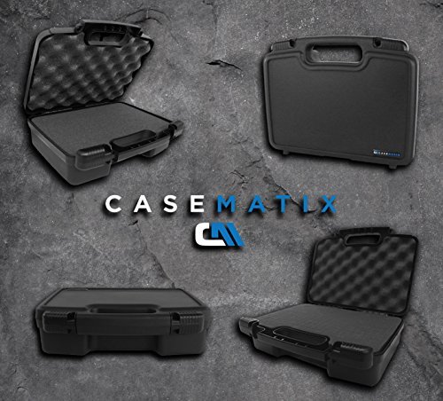 CASEMATIX Protective Hard Camera Case With Customizable Foam to Carry Mevo Camera Live Event and Livestream Accessories such as Tripod , Mevo Boost , Battery Charger , USB Cable , Mount and More