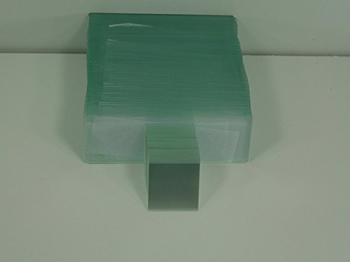 CB 7101S1 72-Pieces Blank Microscope Slides & 100-Pieces Square Cover Glass