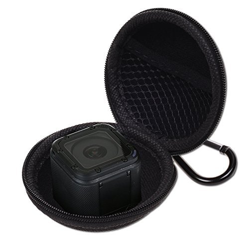 COSMOS Small Portable EVA Storage Case Bag for GoPro HERO Session Action Camera (Round EVA case)