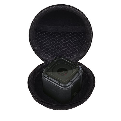 COSMOS Small Portable EVA Storage Case Bag for GoPro HERO Session Action Camera (Round EVA case)