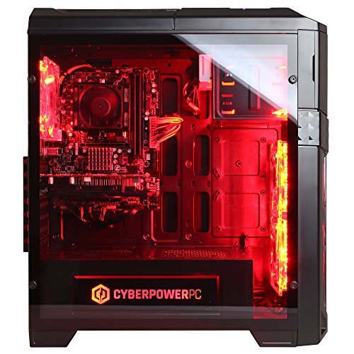 CYBERPOWERPC Gamer Ultra GUA3120A w/ AMD FX-4300 3.8GHz CPU, 8GB DDR3, AMD R7 250 2GB, 1TB HDD, 24X DVD+-RW & Win 10 Home 64-Bit Desktop Gaming PC