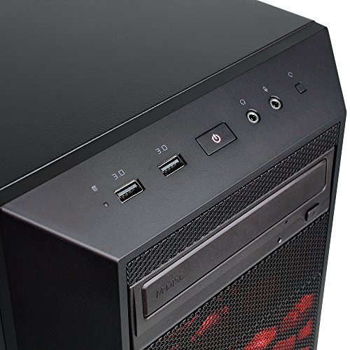 CYBERPOWERPC Gamer Xtreme VR GXiVR8020A2 Desktop Gaming PC (Intel i5-7400 3.0GHz, AMD RX 480 4GB, 8GB DDR4 RAM, 1TB 7200RPM SATA III HDD, 802.11AC WIFI USB Adapter, Win 10 Home), Black