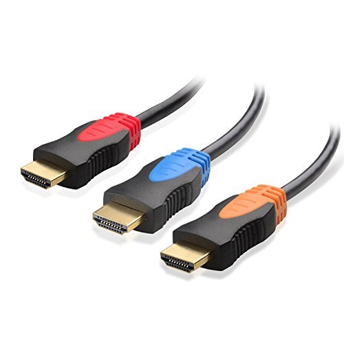 Cable Matters 3-Pack, Gold Plated High Speed HDMI Cable 3 Feet - Supports 3D & 4K Resolution