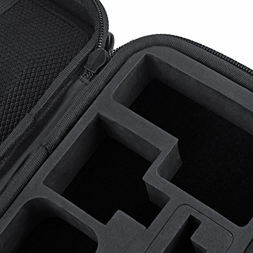 CamKix Camera and Accessory Case for GoPro HERO 5 / 4 Session Camera - Ideal for Travel or Storage - Complete Protection - Perfect Fit - Carabiner and Microfiber Cleaning Cloth (ONLY FOR HERO SESSION)