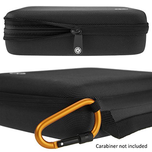 CamKix Carrying Case for Gopro Hero 4, Black, Silver, Hero+ LCD, 3+, 3, 2 and Accessories – Ideal for Travel or Home Storage – Complete Protection for Your GoPro Camera – Microfiber Cleaning Cloth