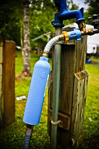 Camco 40043 TastePURE Water Filter with Flexible Hose Protector Greatly Reduces Bad Taste, Odors, Chlorine and Sediment in Drinking Water