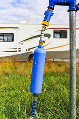 Camco 40043 TastePURE Water Filter with Flexible Hose Protector Greatly Reduces Bad Taste, Odors, Chlorine and Sediment in Drinking Water