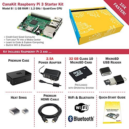 CanaKit Raspberry Pi 3 Complete Starter Kit - 32 GB Edition