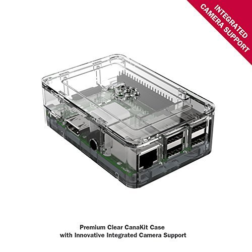 CanaKit Raspberry Pi 3 Kit with Clear Case and 2.5A Power Supply