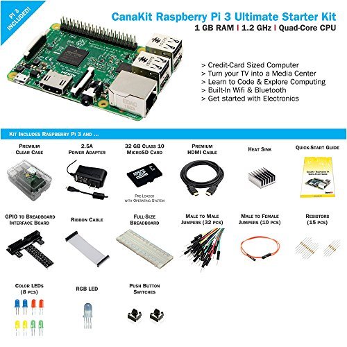 CanaKit Raspberry Pi 3 Ultimate Starter Kit - 32 GB Edition