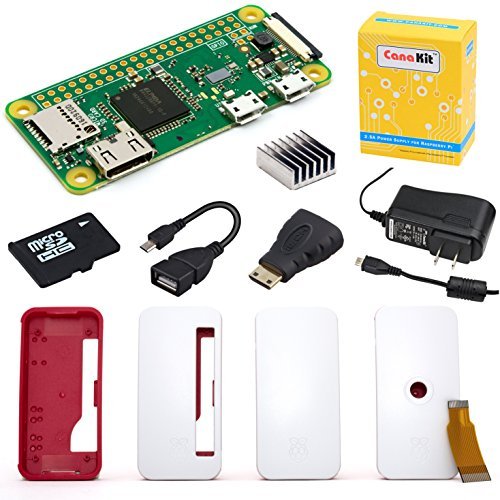 CanaKit Raspberry Pi Zero W (Wireless) Complete Starter Kit - 16 GB Edition