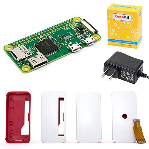 CanaKit Raspberry Pi Zero W (Wireless) with Official Case and Power Supply