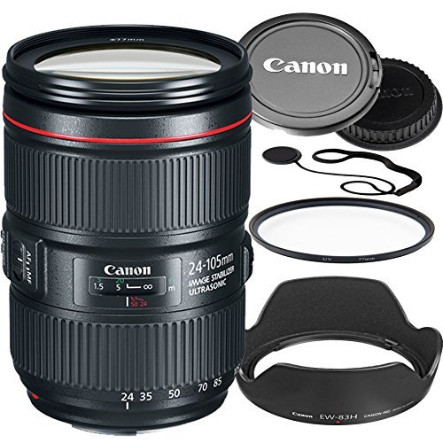 Canon 24–105mm f/4L IS II USM Lens (White Box) Bundle