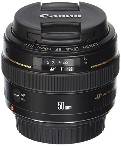 Canon EF 50mm f/1.4 USM Standard Lens for Canon SLR Cameras - Fixed