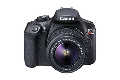 Canon EOS Rebel T6 Digital SLR Camera Kit with EF-S 18-55mm f/3.5-5.6 IS II Lens (Black)