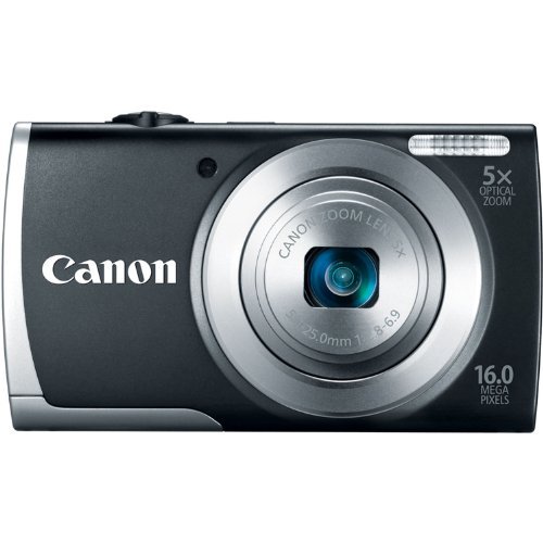 Canon PowerShot A2500 16MP Digital Camera with 5x Optical Image Stabilized Zoom with 2.7-Inch LCD (Black)