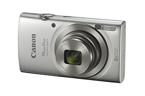 Canon PowerShot ELPH 180 Digital Camera w/ Image Stabilization and Smart AUTO Mode (Silver)