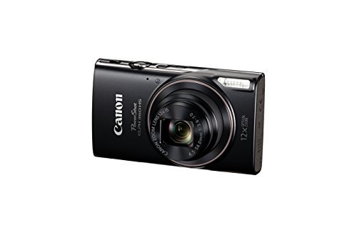 Canon PowerShot ELPH 360 HS with 12x Optical Zoom and Built-In Wi-Fi(Black)