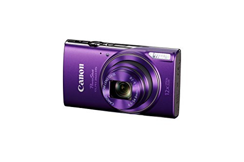 Canon PowerShot ELPH 360 HS with 12x Optical Zoom and Built-In Wi-Fi(Purple)