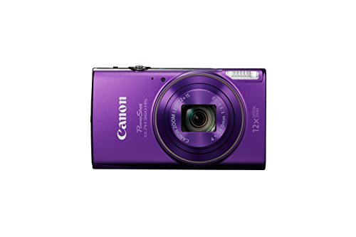 Canon PowerShot ELPH 360 HS with 12x Optical Zoom and Built-In Wi-Fi(Purple)