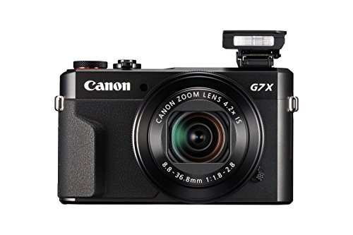 Canon PowerShot G7 X Mark II Digital Camera w/ 1 Inch Sensor and tilt LCD screen - Wi-Fi & NFC Enabled (Black)