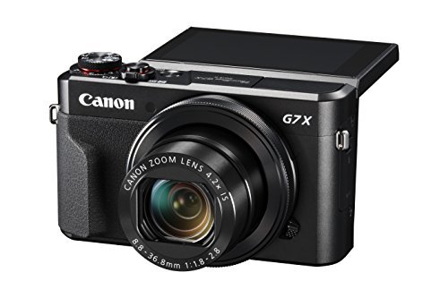 Canon PowerShot G7 X Mark II Digital Camera w/ 1 Inch Sensor and tilt LCD screen - Wi-Fi & NFC Enabled (Black)