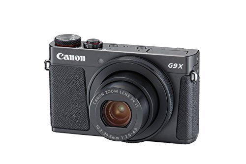 Canon PowerShot G9 X Mark II Compact Digital Camera w/ 1 Inch Sensor and 3inch LCD - Wi-Fi, NFC, & Bluetooth Enabled (Black)