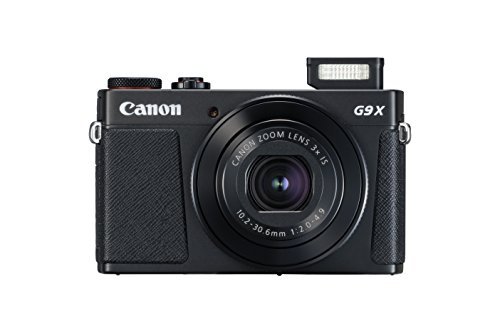 Canon PowerShot G9 X Mark II Compact Digital Camera w/ 1 Inch Sensor and 3inch LCD - Wi-Fi, NFC, & Bluetooth Enabled (Black)