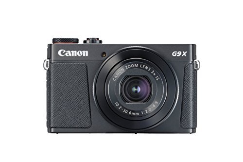 Canon PowerShot G9 X Mark II Compact Digital Camera w/ 1 Inch Sensor and 3inch LCD - Wi-Fi, NFC, & Bluetooth Enabled (Black)