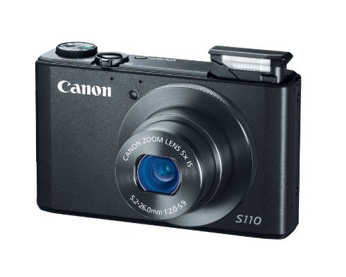 Canon PowerShot S110 12MP Digital Camera with 3-Inch LCD (Black)