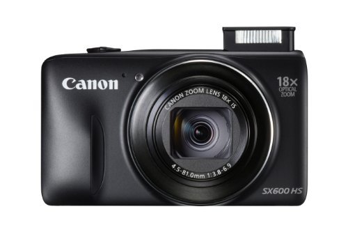 Canon PowerShot SX600 HS 16MP Digital Camera (Black)