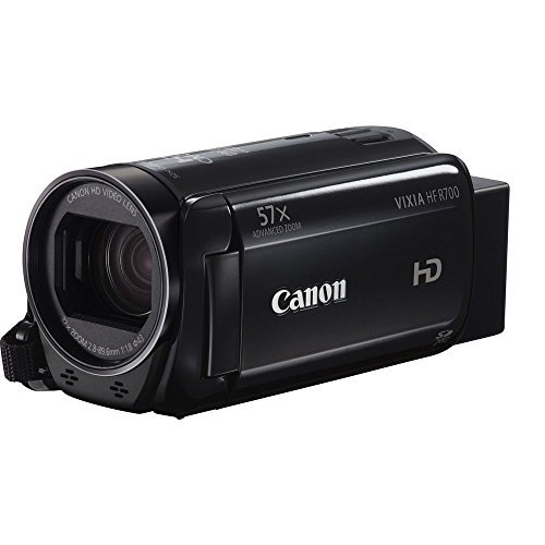 Canon VIXIA HF R700 Full HD Camcorder with 57x Advanced Zoom, 1080P Video, 3" Touchscreen and DIGIC DV 4 Image Processor - Black (Certified Refurbished)